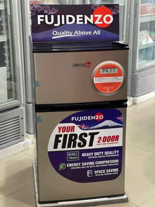 Fujidènzo Two Door Personal Refrigerator Lazada PH
