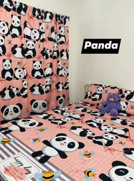 Canadian Cotton Bedsheets Panda Design Lazada PH