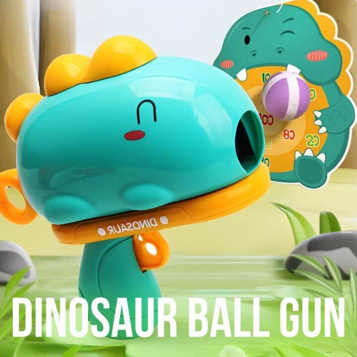 Dinosaur Ball Gun Target Ball Game Toys - Blue Elephant Ph | Lazada PH