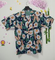 เสื้อฮาวาย เสื้อเชิ้ต  เสื้อวินเทจ Hawaii ผ้านิ่มใส่สบายไม่ร้อน ตัวใหญ่คนใส่สูง 180 cm ใส่ได้สบาย

- ผลิตจากผ้ามัสลิน ใส่สบาย ไม่ติดตัว ระบายความร้อนได้ดี เหมาะสำหรับเมืองร้อน
- กระดุมทุกเม็ดทำจากไม้กะลามะพร้าว
- ตัดเย็บอย่างดีจากช่างผู