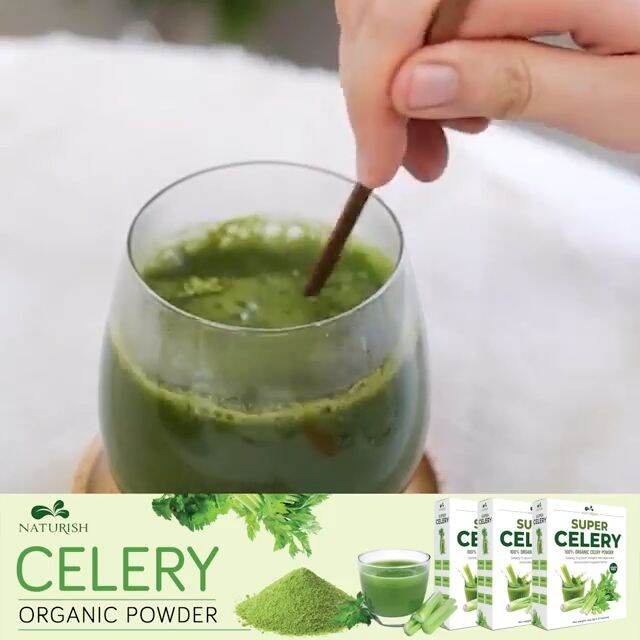 Super Celery Powder Organic Pure Natural Vitamin for Good Health, Detox