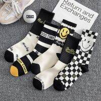 ? ถุงเท้า หวีผ้าฝ้าย แฟชั่นแนวสปอร์ต พร้อมส่ง cotton 100% long socks（ใหม่101）