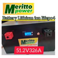 51.2V 320A/326A Battery lithium Ion lifepo4 เหมาะสำหรับ ระบบโซล่าเซลล์ รถไฟฟ้า UPS สำรองไฟอายุ6000cycle(ประมาณ16ป) สอบถามรายละเอียดก่อนสั่งซื้อ