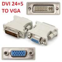 DVI Male 24+5 Pin to VGA Female Video Converter Adapter M/F LCD HDTV