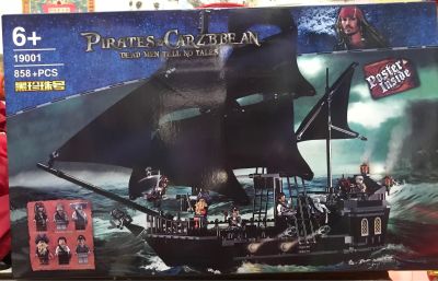 M-Moneytoys ชุดตัวต่อ เรือดำ No 19001 Pirates of the Caribbean จำนวน 858+ ชิ้น m/n