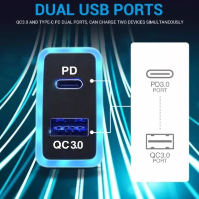 USB Quick charge QC 3.0 + PD type C ชาร์จโทรศัพท์ภายในรถ สำหรับ โตโยต้า วีโก้ Vigo Fortuner