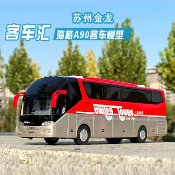 Original 1:42 Diecast Model for Yutong MAN Lion's Star Bus Alloy