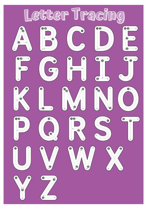 Laminated Letter Tracing Lazada PH