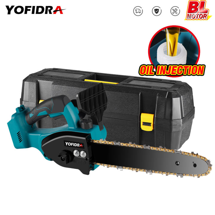 free gift 12inch Cordless Electric Chain saw chainsaw with oil