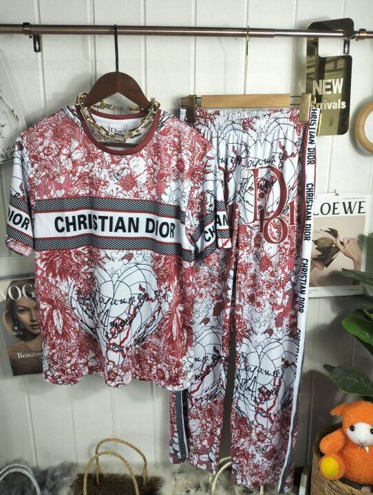 งานใหม่ปังมากแม่-เสื้อผ้า-ชุดเซ็ต-2ชิ้นเสื้อ-กางเกง-ผ้าเด้งพิมพ์ลาย-ใส่สบายไม่ร้อนยืดได้เยอะ-สินค้าถ่ายงานจริง-ตรงปกแน่นอน-สินค้าพร้อมส่ง-รหัส-c055