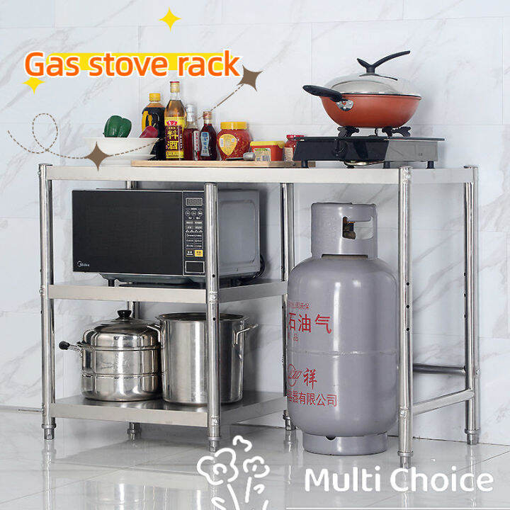 Gas stove rack heavy duty kitchen rack gas rack kitchen stainless steel