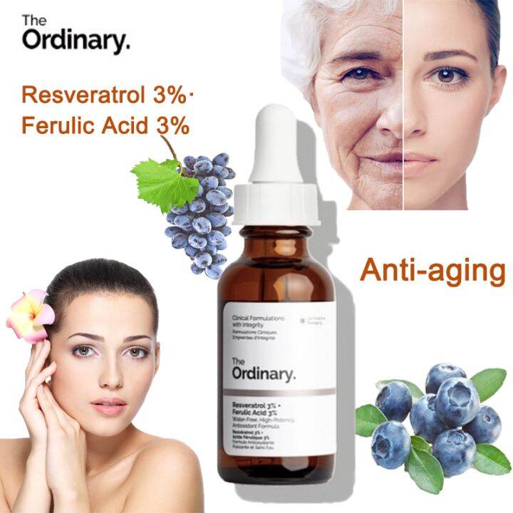 The Ordinary Resveratrol 3 + Ferulic Acid 3 Effective Antiaging Vitamin C Suspension 30/23