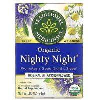 ชานอนหลับ Traditional Medicinals, Nighty Night,Original with Passionflower ชาดอกเสารส