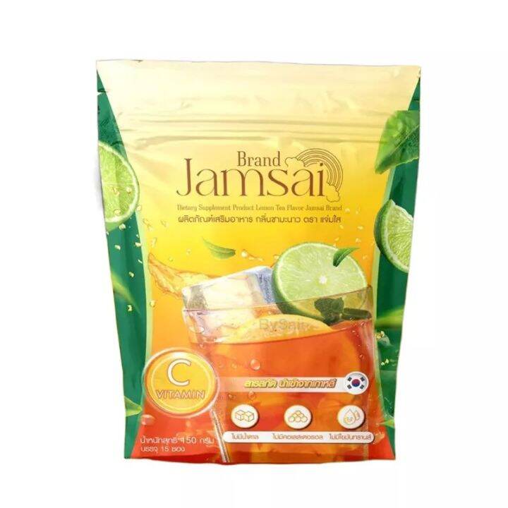 jamsai-lemon-tea-ชามะนาวแจ่มใส-1-ห่อ-มี-15-ซอง