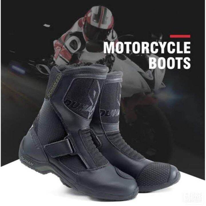 Duhan midcut motorcycle riding boots Lazada PH