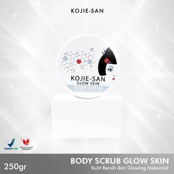 Kojie San Body Scrub Glow Skin Transparant 250gr Lazada Indonesia