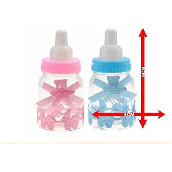BABY BOTTLE SOUVENIR FOR GIVEAWAYS Color Pink (50pcs) Lazada PH