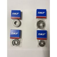 ลูกปืนเฟืองท้าย dio50 cc ครบชุด 4 ตลับลูกปืน skf เม็ดกลมล่องลึก ฝาเปิด รองรับความเร็วรอบและความร้อนสูง