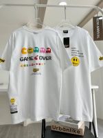 เสื้อยืดโอเวอร์ไซส์ดิวเกมส์สีขาว