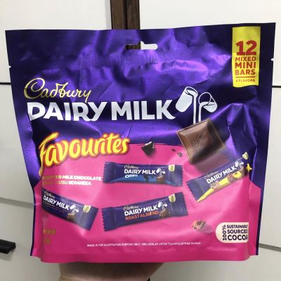 Cadbury Dairy Milk Favorites Mixed Chocolate แคดเบอร์รี่ รวมช็อกโกแลต 4 แบบ