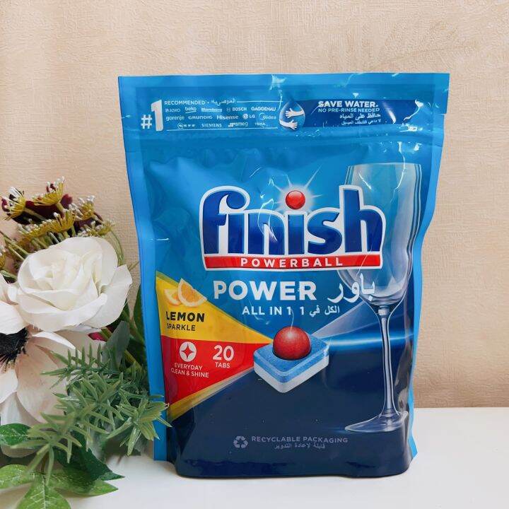 เก็บโค้ดส่งฟรี-finish-ฟินิช-powerball-power-all-in-1-all-in-1-max-dishwasher-tablets-20-42-94-110tabs-ผลิตภัณฑ์-ล้างจาน-ชนิดเม็ด-น้ำยาสำหรับเครื่องล้างจาน-110-เม็ด