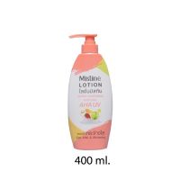 ทิน Mistine Super Whitening Natural AHA UV Lotion 400 ml. (ใหญ่)