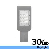 LAMPTAN โคมไฟถนน LED STREET LIGHT ECO 30W DL รุ่นบาง สีเทา-รุ่นใหม่