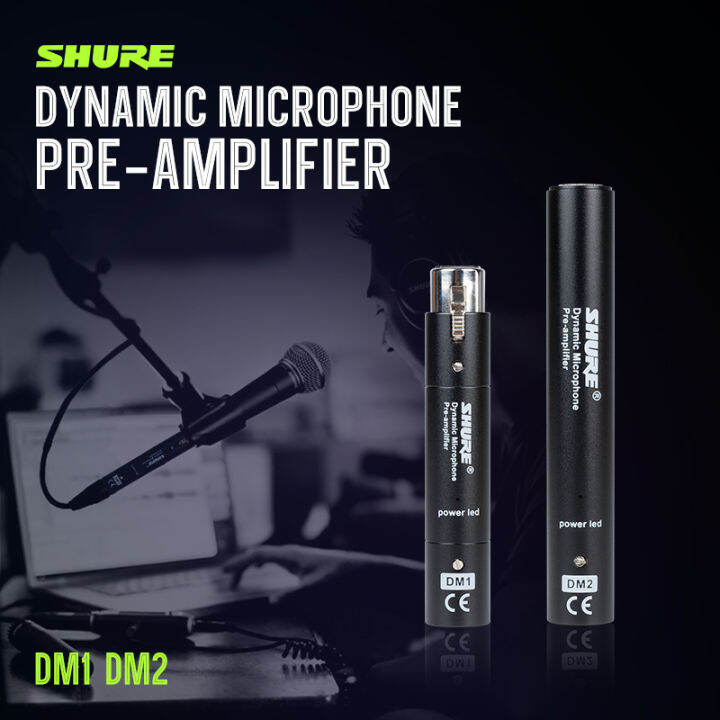 DM1 DM2 Dynamic Microphone Transistor Amplifier Stage Microphone Preamp
