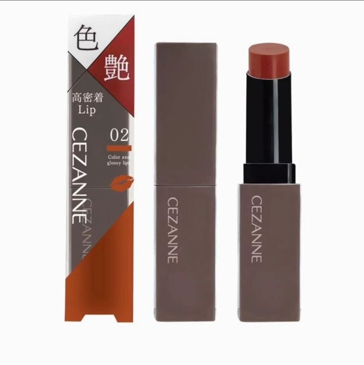 cezanne-lip-color-shield-hot-มาก-จนได้รับรางวัล-cosme-2023-ดีเทียบเท่ากับยี่ห้อดังๆเลยนะค๊ะตัวนี้-สินค้านำเข้าจากญี่ปุ่น-สี-orange-brown-ราคา-299-บาท