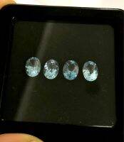 Blue Topaz 1.51cts 8x6mm 100% natural gemstone บลูโทพาส 1.51cts 8x6mm หินธรรมชาติ 100%