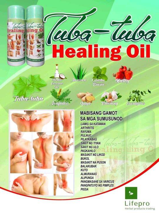 Tuba Tuba Healing Oil 120ml Natural Herbal Lazada Ph 9945