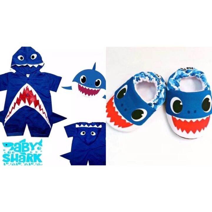 Baby shark costume for kids 2month3yrs Lazada PH