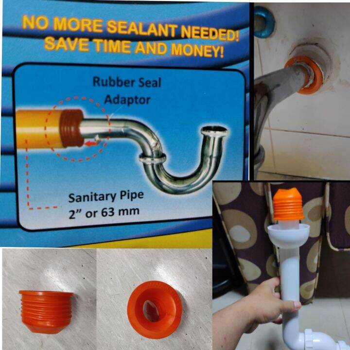 NO MORE SEALANT RUBBER SEAL ADAPTOR FOR PTRAP Lazada PH