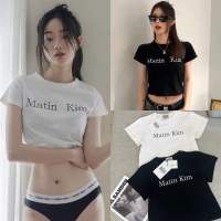 Matin crop top??(290฿ฟรีส่ง) มาเพิ่มค่าา!! เสื้อครอปแขนสั้น ทรงสวยน่ารักมากค่า ขนาดกำลังพอดีตัว สกรีนลายตัวอักษรด้านหน้า