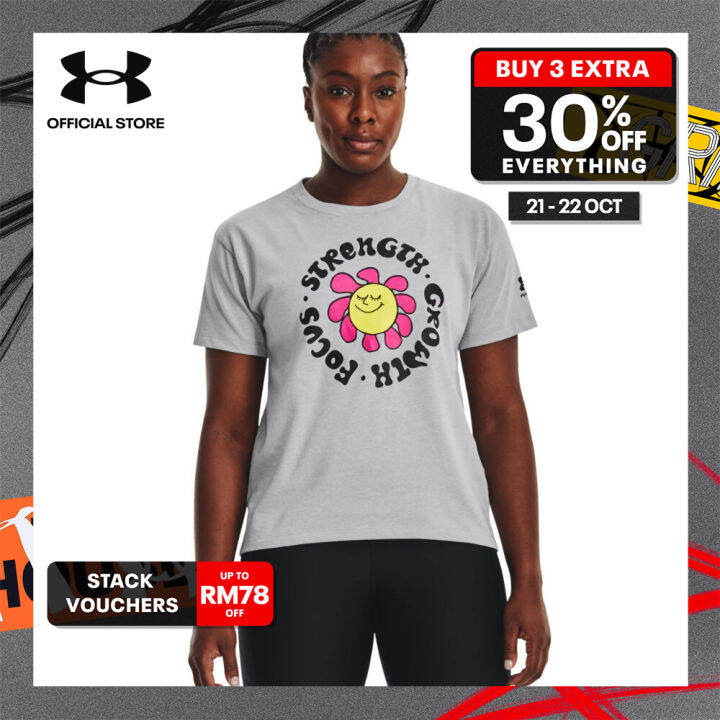 Under Armour Women's UA Always Heavyweight Short Sleeve Lazada