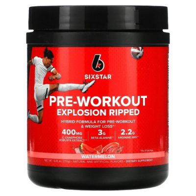 Six Star Explosion Ripped Pre Workout​ Watermelon(30serving​s)​