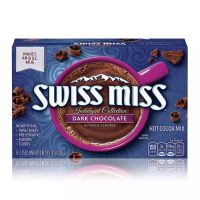 Swiss Miss Dark Chocolate (Hot Cocoa)283g. โกโก้ร้อน ดาร์คช็อกโกแลต ไม่มีมีสารเพิ่มความหวาน สารกันบูดและสี 283 กรัม โกโก้นำเข้าพรีเมียม