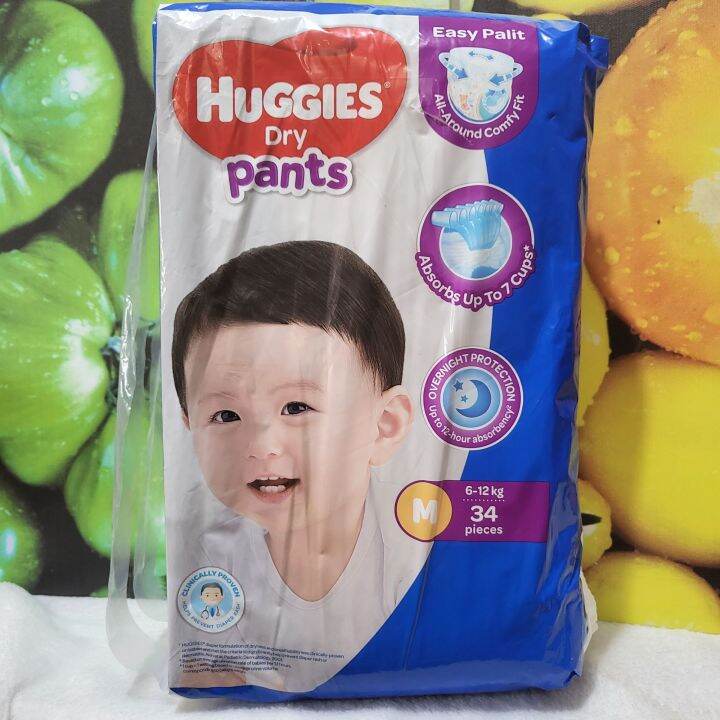 Huggies Dry Pants MEDIUM 34pieces Lazada PH