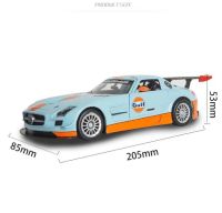 โมเดลรถ 1:24 Gulf รุ่น Mercedes-Benz SLS AMG GT3 [Motormax]