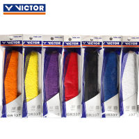 ของแท้ victor/victor ไม้แบดมินตันมือยางดูดซับเหงื่อผ้าขนหนูจับผ้าหนา GR337บาง GR334