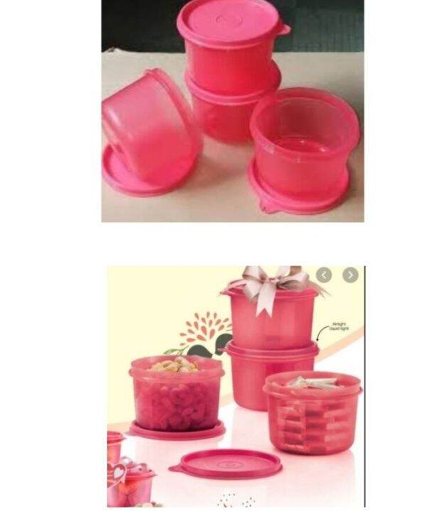 SNACK N ALL TUPPERWARE SET 450ml x 4 PCS | Lazada