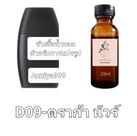 หัวน้ำหอมกลิ่น ดราก้า นัวร์ D09 ไม่ผสมแอลกอฮอล์