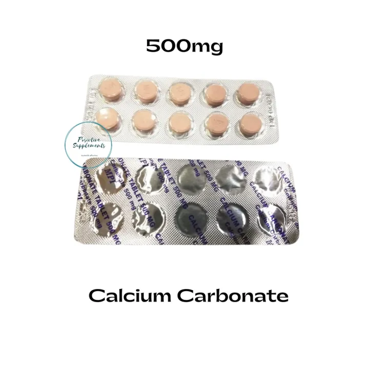 Calcium Carbonate Mpi Mg Caco Kalsium Karbonat Tablet Lazada