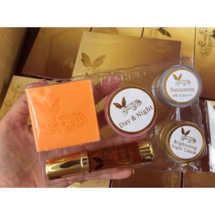 มาเชอรี่-บาย-จูมิ-whitening-cream-set-สีทอง-มาเชอรี่-บายจูมิ-เซตหน้าใสสูตรเข้มข้น