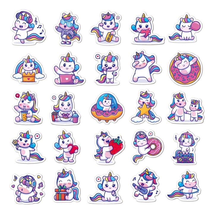 sticker-สติ๊กเกอร์-pony-h-278-โพนี่-50ชิ้น-unicorn-my-little-pony-ม้าโพนี่-ม้า-มายลิตเติ้ลโพนี่-ยูนิคอร์น-ม้าpony-โพนี