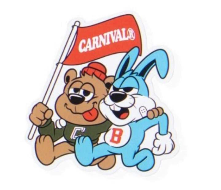 แท้-แยกขายทุกใบ-สติ๊กเกอร์-carnival-logo-sticker