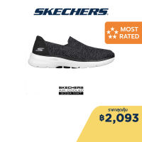 Skechers สเก็ตเชอร์ส รองเท้าผู้ชาย Men GOwalk 6 Shoes - 216271-BLK Air-Cooled Goga Mat