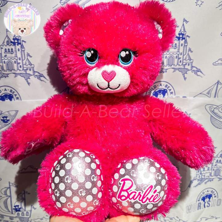 ขายดี-ตุ๊กตาหมี-บิ้วอะแบร์-รุ่นบาร์บี้-สีสวย-build-a-bear-สินค้ามือสองคุณภาพสูงนำเข้าจากอเมริกา