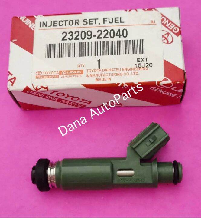 หัวฉีด-denso-toyota-altis-1zz-1-8-12รู-ราคาต่อ-1-ตัว-พาสนัมเบอร์-23209-22040