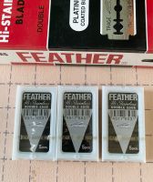 ใบมีดโกน2คม Feather ตราขนนก ใบมีดโกน บรรจุ20กล่อง ทั้งหมด100ใบมีด